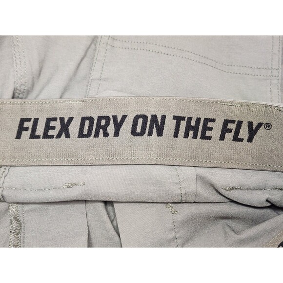 Duluth Flex Dry On The Fly Shorts‎ Men's 36 Gray Standard Fit 11" Cargo Stretch - Picture 4 of 6